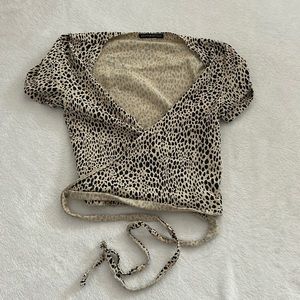 Brandy Melville Wrap Top